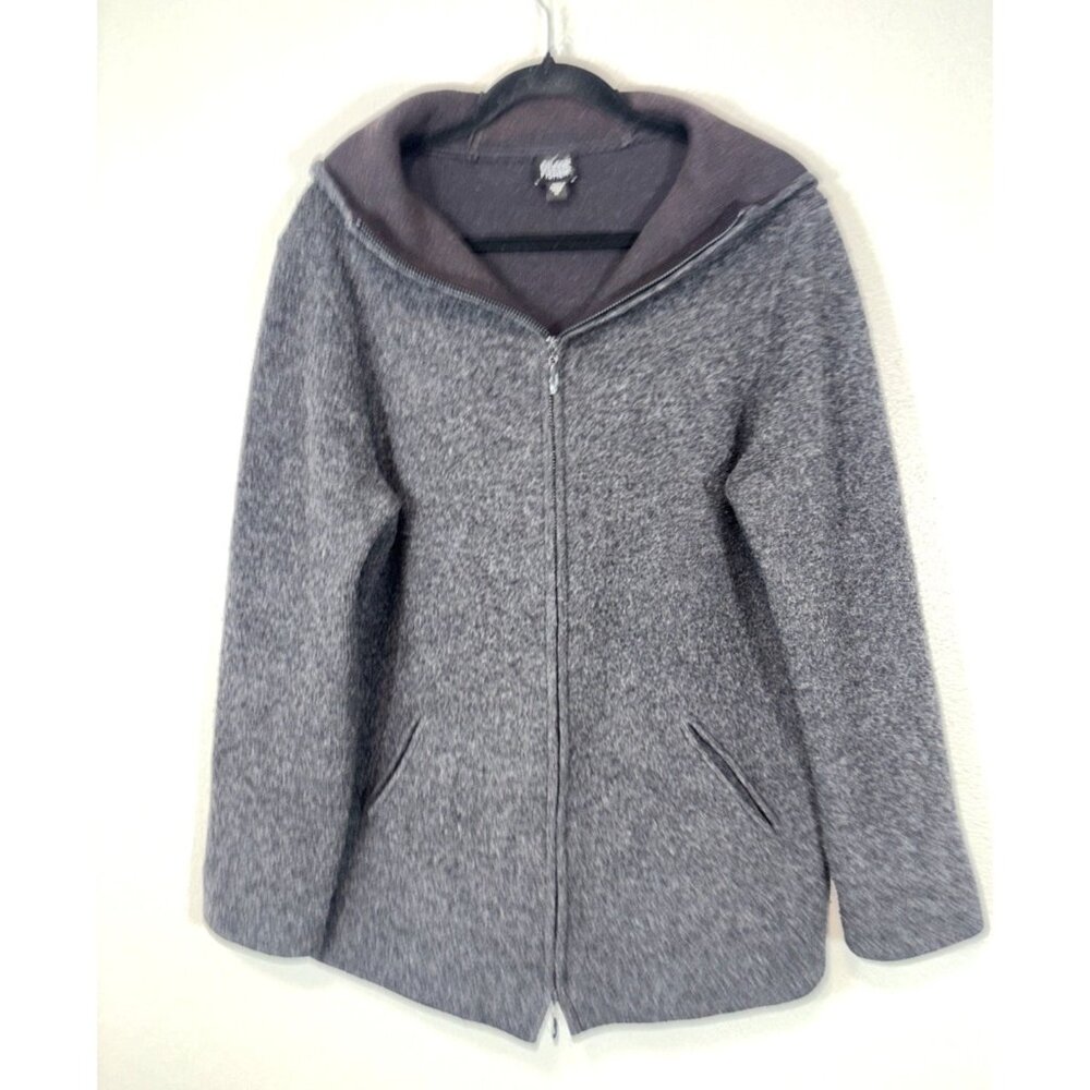 Eileen Fisher Charcoal Teddy Jacket